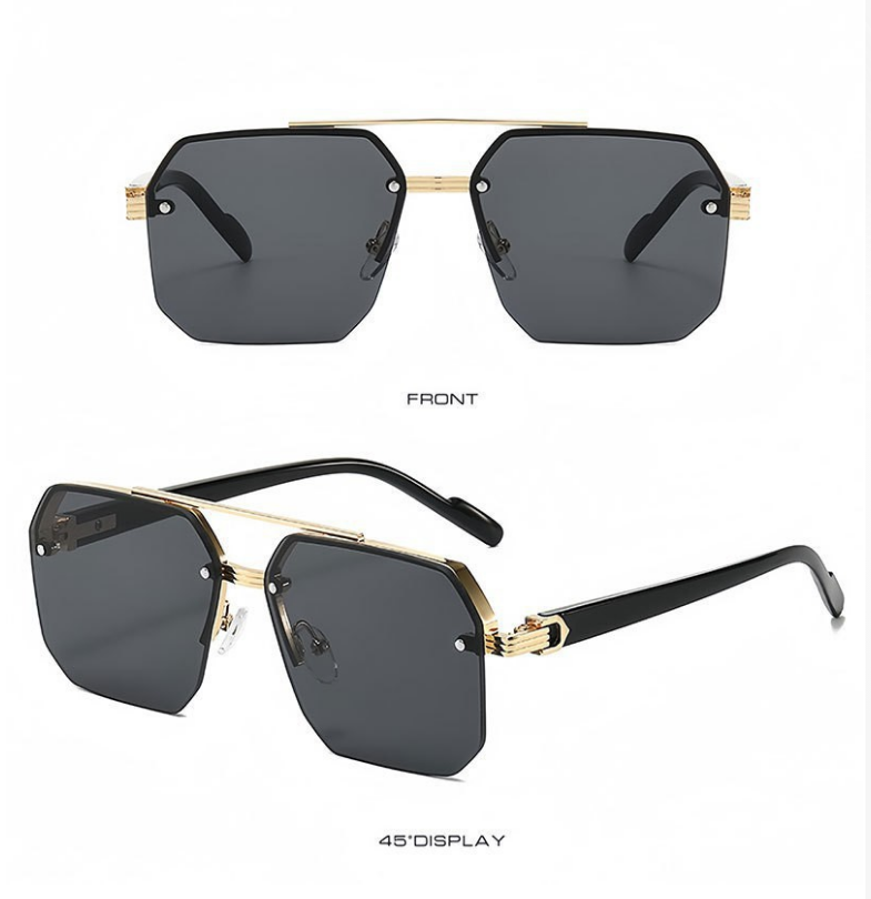 Metallic Fashion Sunglasses 7005