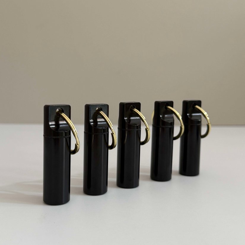 Keychain Storage Matte Black Portable Storage Buckle