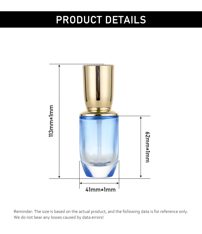 base de maquillaje líquida 0ml Triangular Foundation Bottle / Lotion Bottle