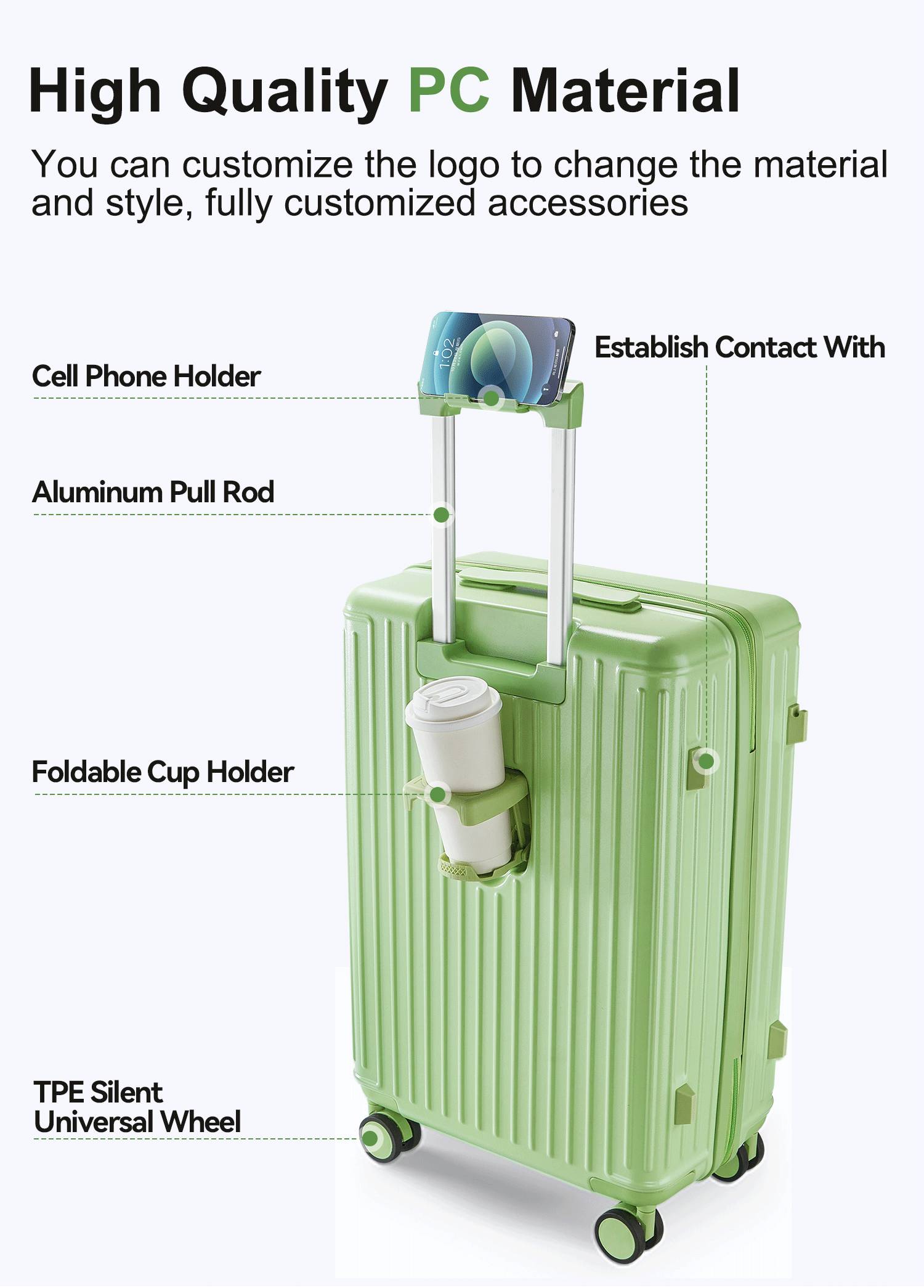 3 Piece Luggage Sets 6606