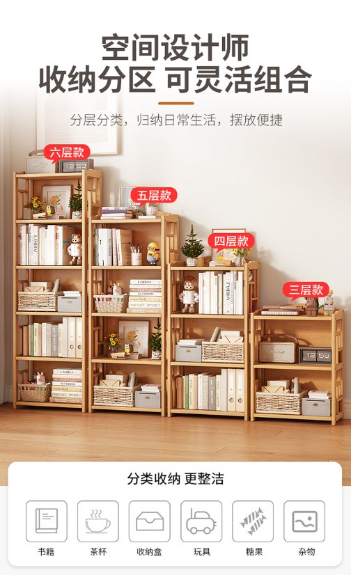 bookcase Vintage-Style Bookcase