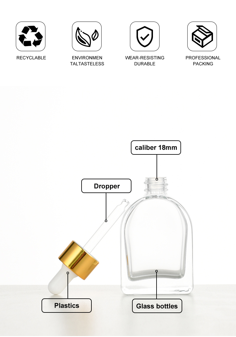 frasco cuentagotas 30ml Essential Oil Dropper Bottle – Unique Arch Design