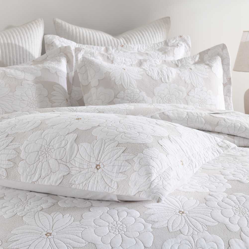 3-Piece Sets Encrypted Quilting Quilt Set Blossoms