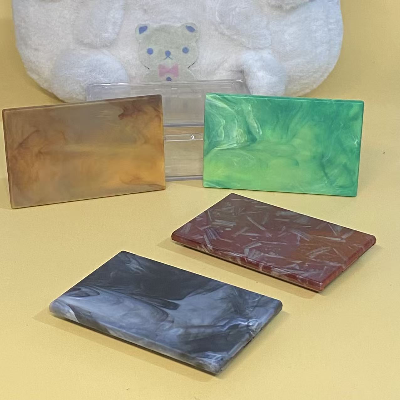 Slide-Case Storage Stone‑Texture Sliding Storage Box