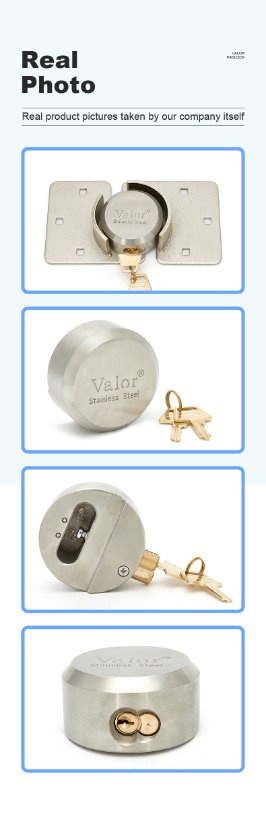 Puck Lock PS73 - Stainless Steel Hockey Padlock with Base