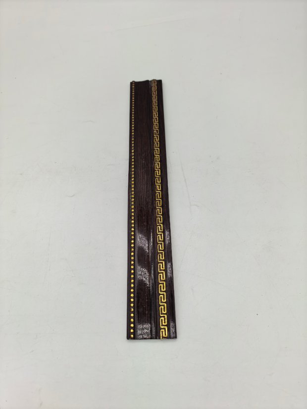 decor line PS Greek Key Bead Gold Foil Molding, Chinese Style Photo Frame Trim