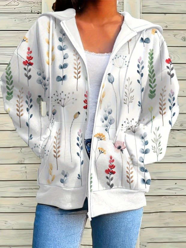 Women’s Clothing Zip Hoodie for Women (Customizable)
