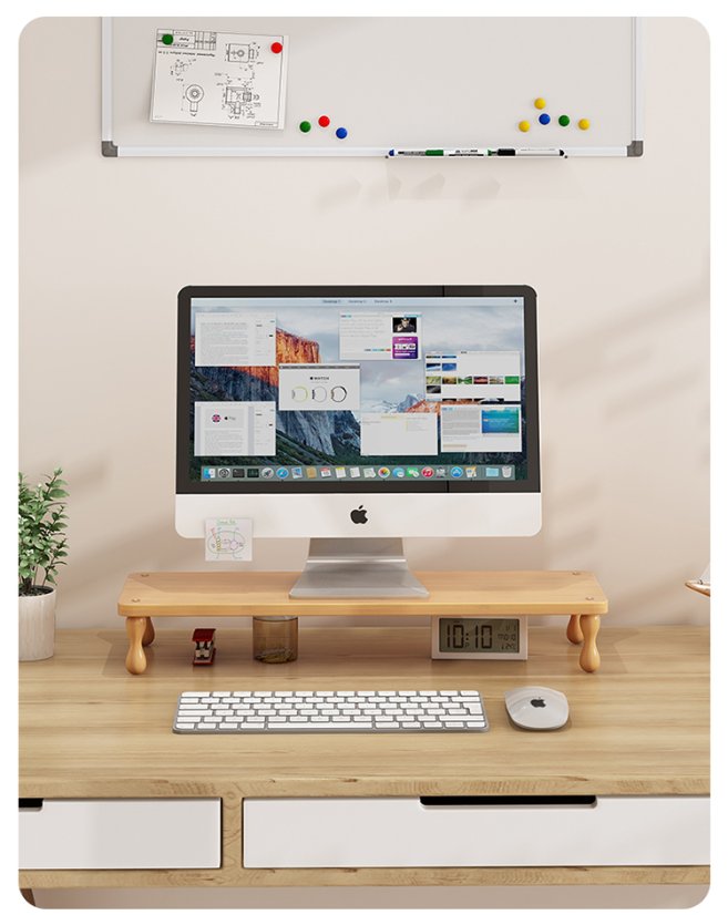 Bamboo Products – Small Furniture Computer Monitor Riser 