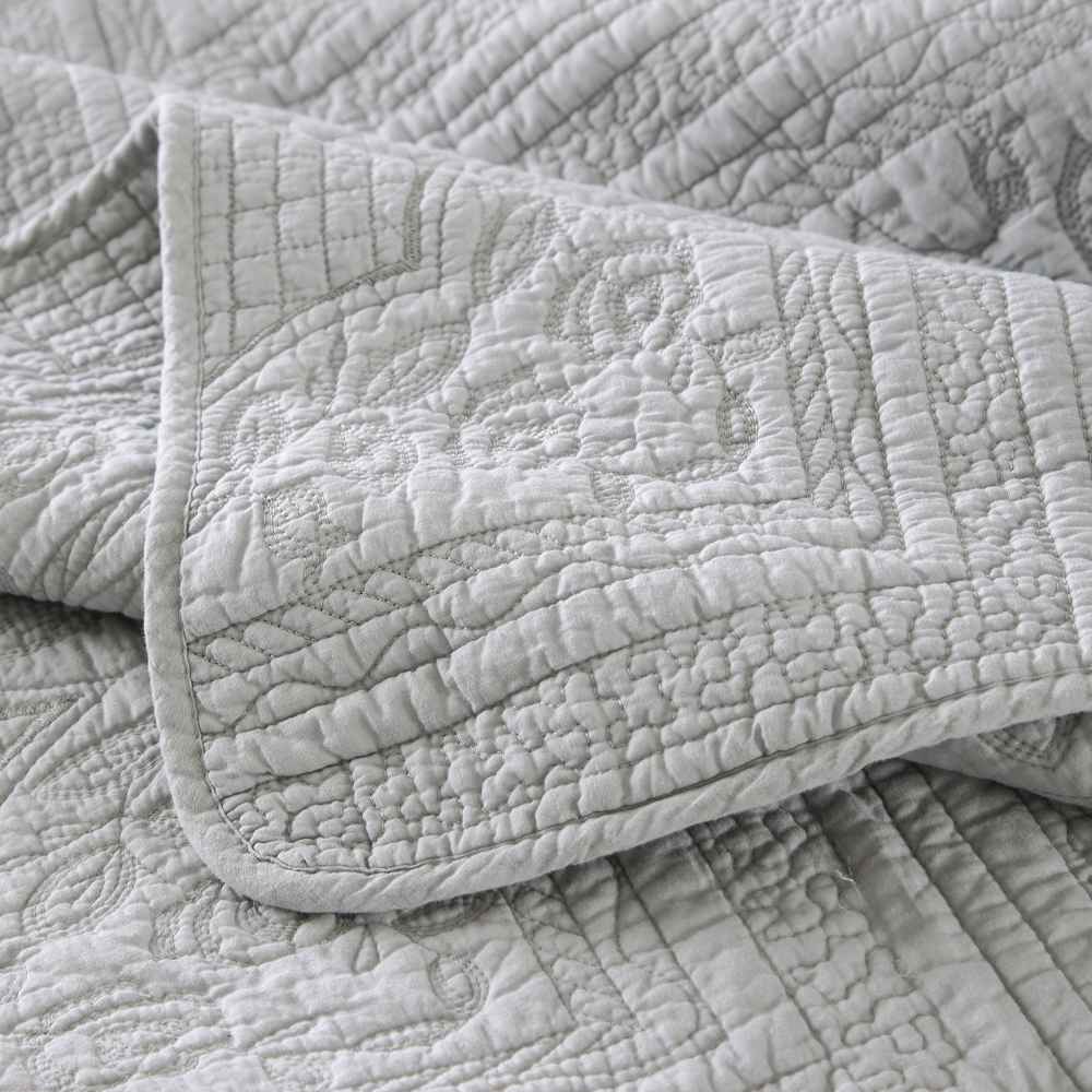 3-Piece Sets Encrypted Quilting Quilt Set Square Flower