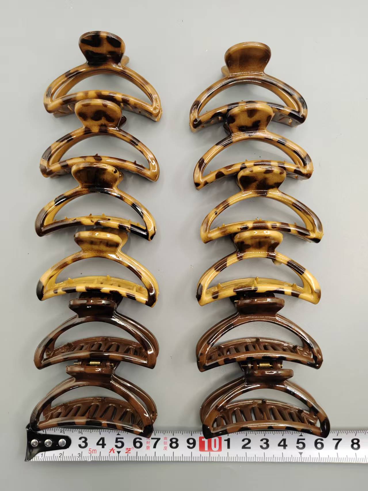 7cm Leopard-spot Pattern, 6 Colors Leopard Spot Six-Color Medium Claw Clip