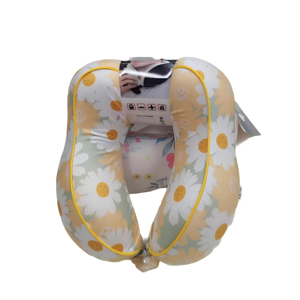 U-shaped pillow Milk Silk Printed Memory Foam U-Shaped Pillow