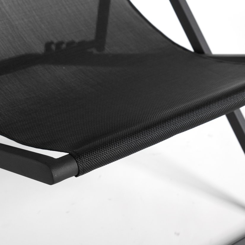 Beach Chair Square Tube Chair with 5 Recline Positions