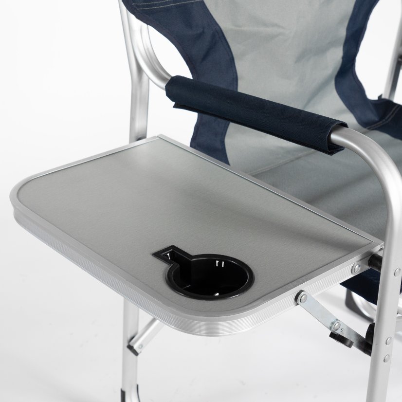 Beach Chair Flat - aluminum tube Director's Chair with a Tabletop,ice bag
