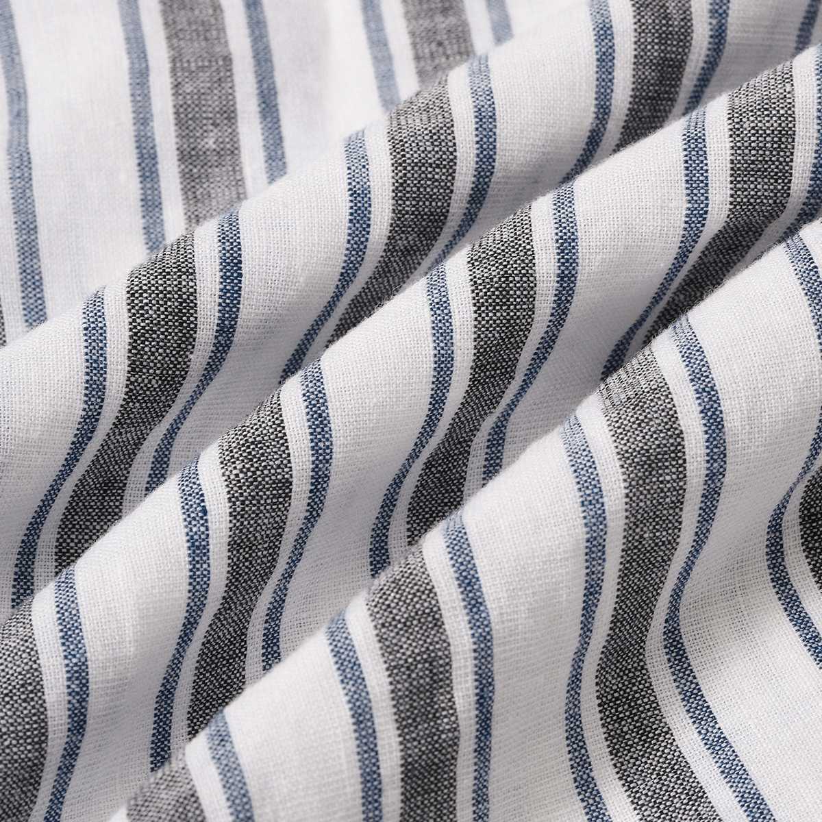 Linen Shirt Linen Stripe Shirt