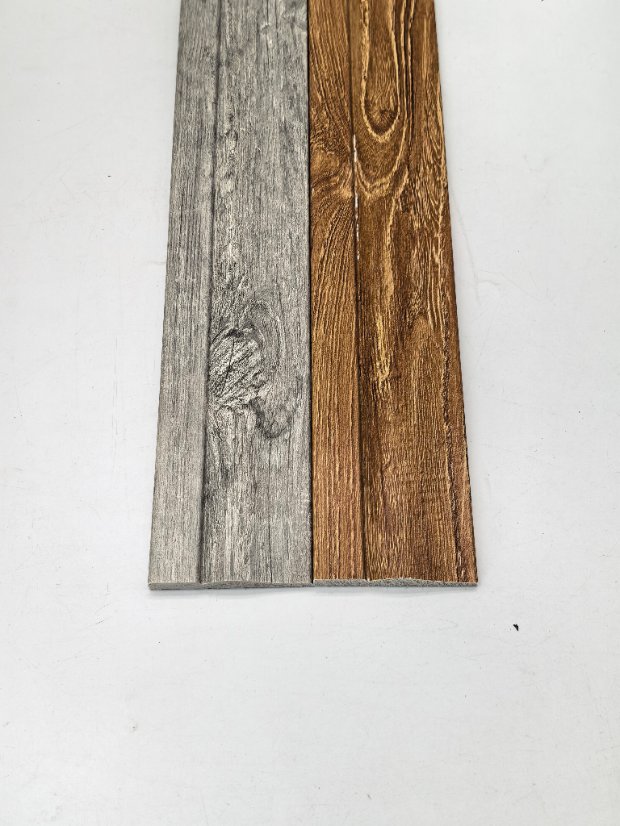 decor line PS Flat Wood Grain Wall Panel, Simple Straight Edge Decorative Board