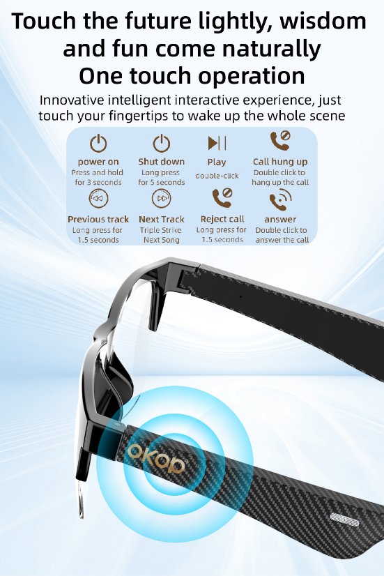 Smart glasses KP-Y105 Smart Bluetooth Glasses