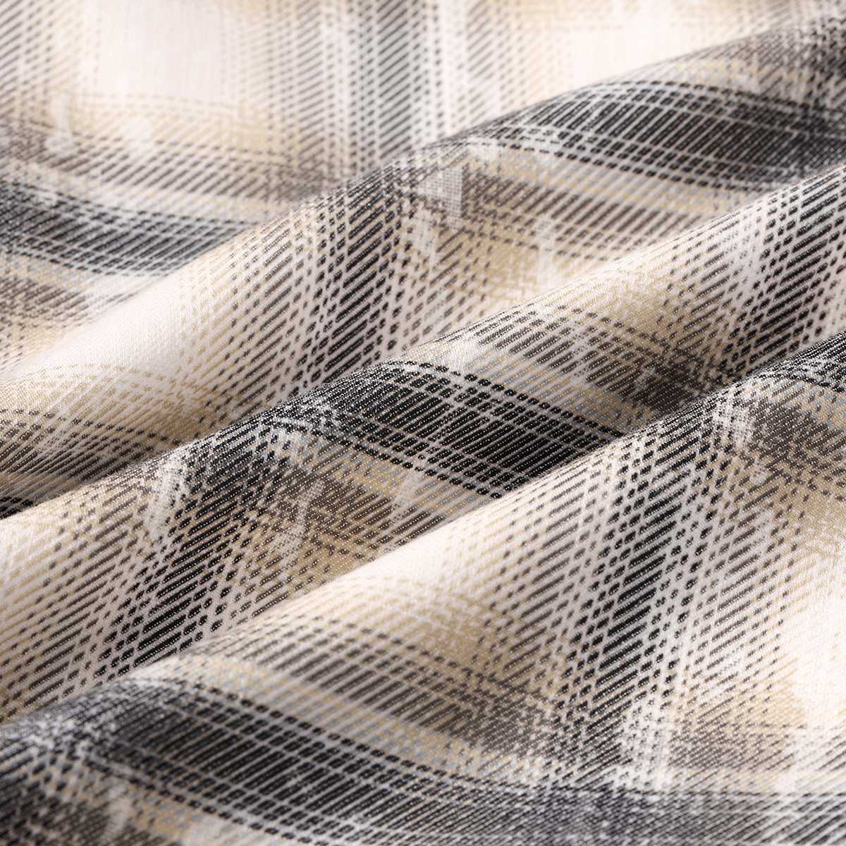 Casual Shirt Rugged Beige Flannel Shirt