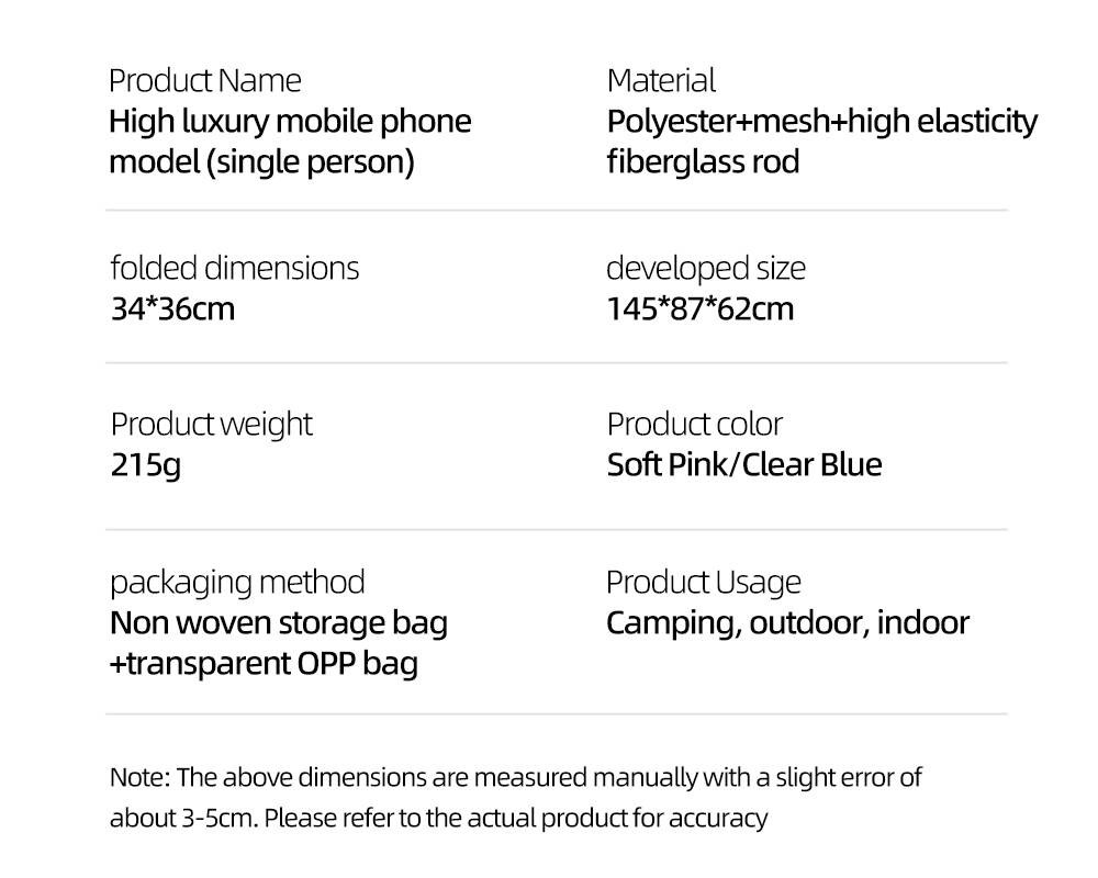 Face mosquito net Double X Full-Body Mosquito Net
