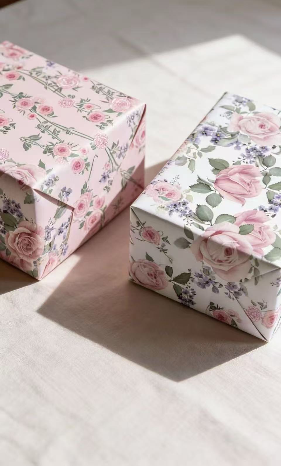 Floral-patterned gift wrapping paper Floral & Botanical Gift Wrapping Paper