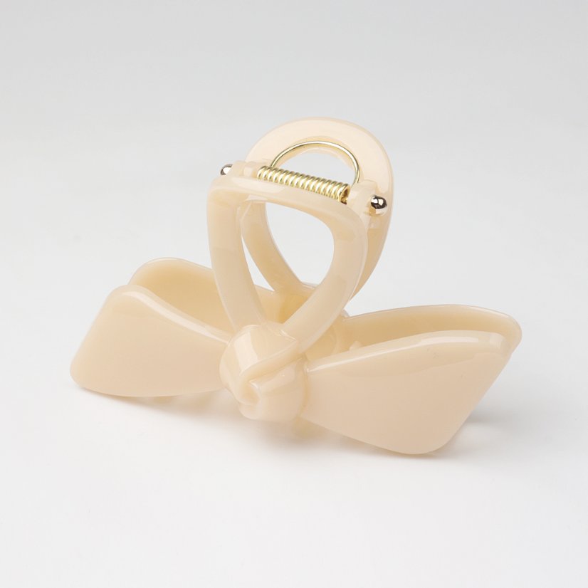Claw Clip Simple Half-Up Hair Clips, New Style, Korean Fashion, Versatile, Bow Claw Clip, High-End Sense, Shark Clip for Women