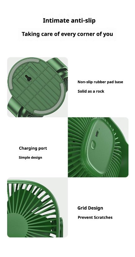 Fan KP-F06 Portable clip-on fan.