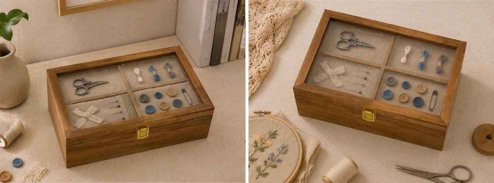 Jewelry Box Double‑Layer Deep‑Cavity Storage Box