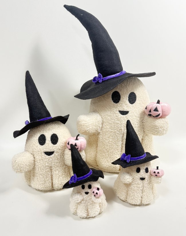 Ghost-shaped ornament Plush Ghost Ornament