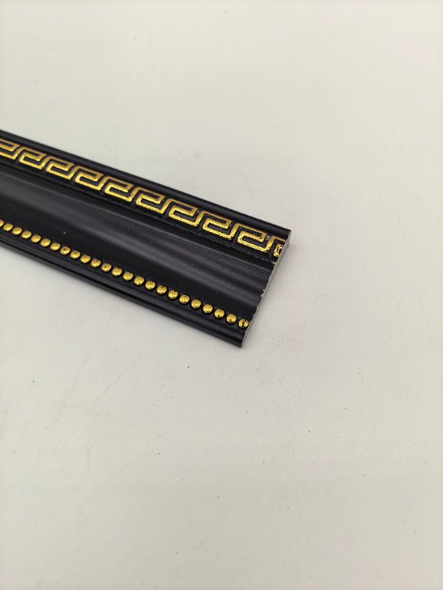 decor line PS Hui Pattern & Beaded Decorative Molding, Vintage Gold Picture Frame Trim