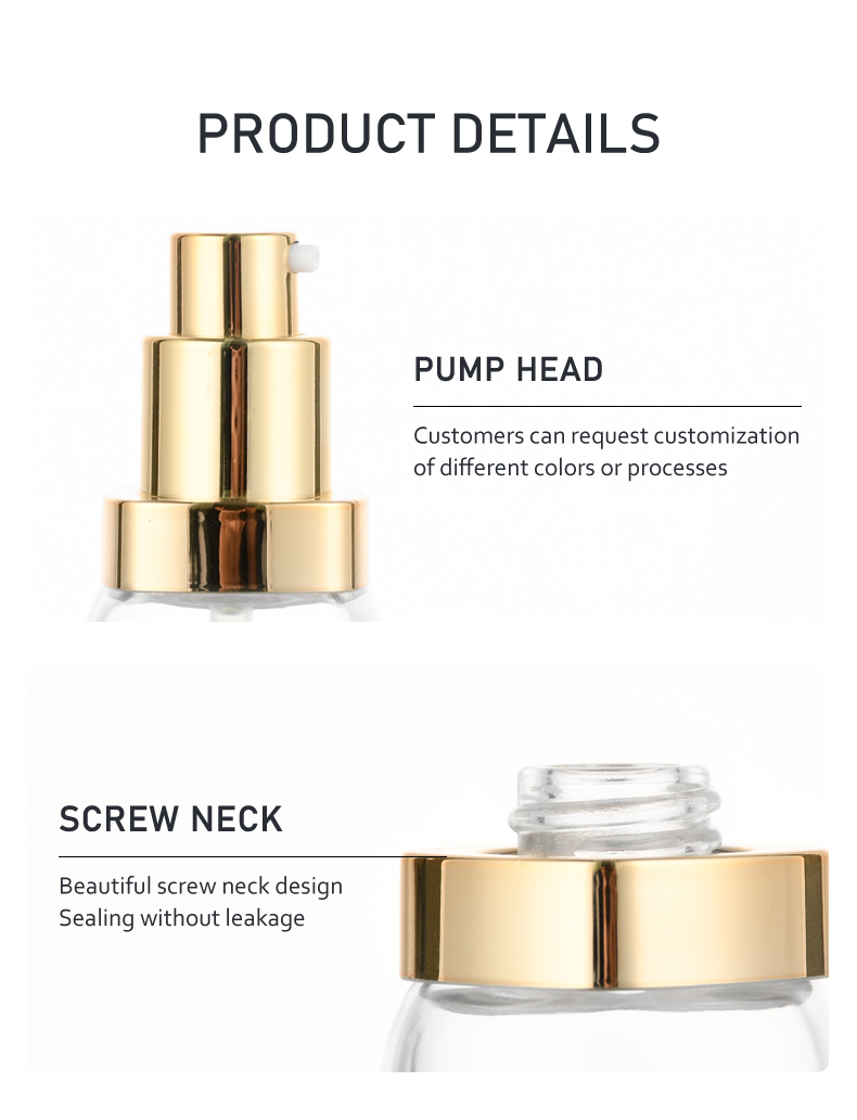 base de maquillaje líquida 30ml Rounded Square Bottle for Foundation & Lotion – Source Manufacturer