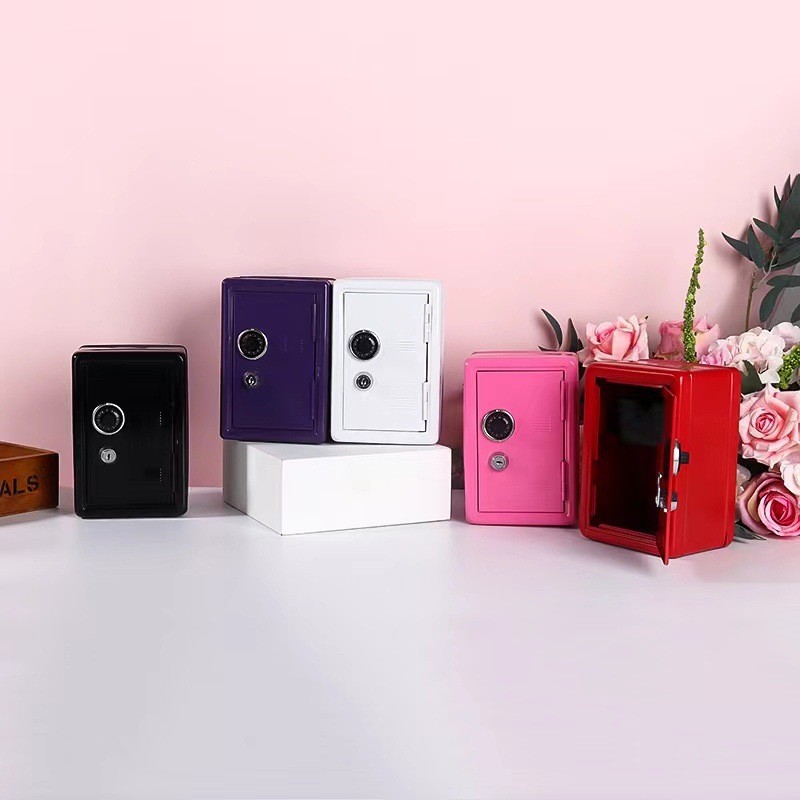 Boxes Portable Mini Metal Safe Box