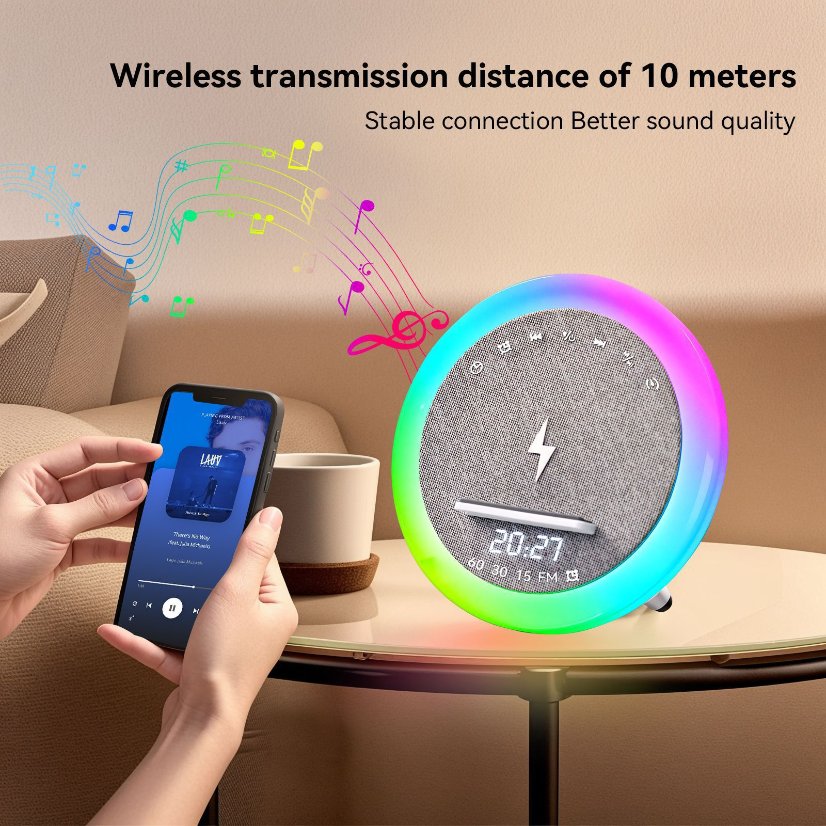 Wireless Charging Bluetooth Speaker KP-577 Wireless Bluetooth Speaker