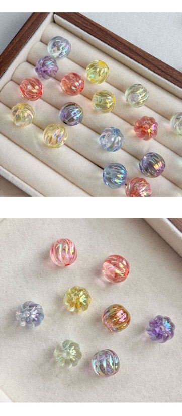 High-Quality UV Beads transparent pumpkin bead