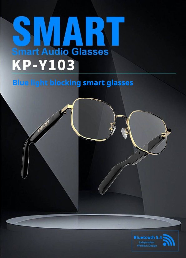 Smart glasses KP-Y103 Smart bluetooth glasses