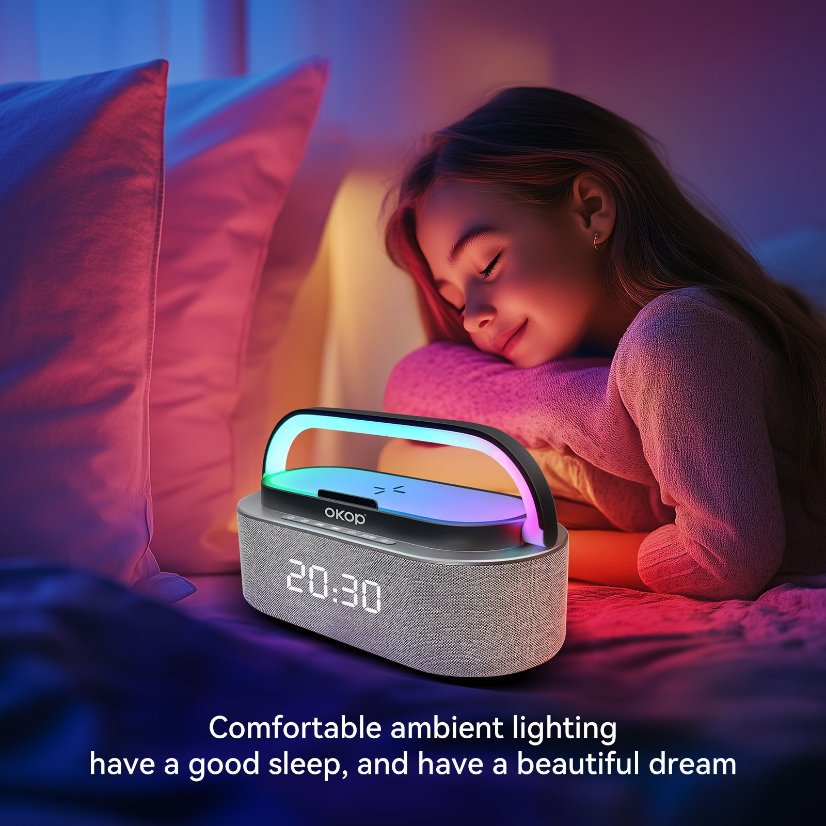 Wireless Charging Bluetooth Speaker KP-578 Wireless Bluetooth Speaker
