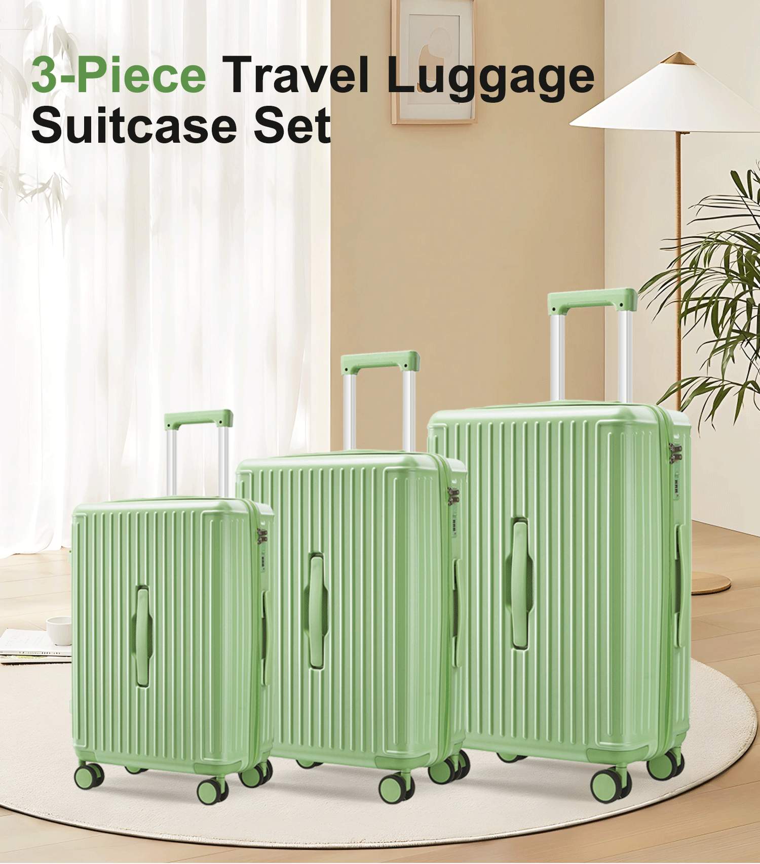 3 Piece Luggage Sets 6606