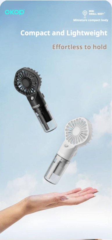 Fan KP-F03 Handheld misting fan