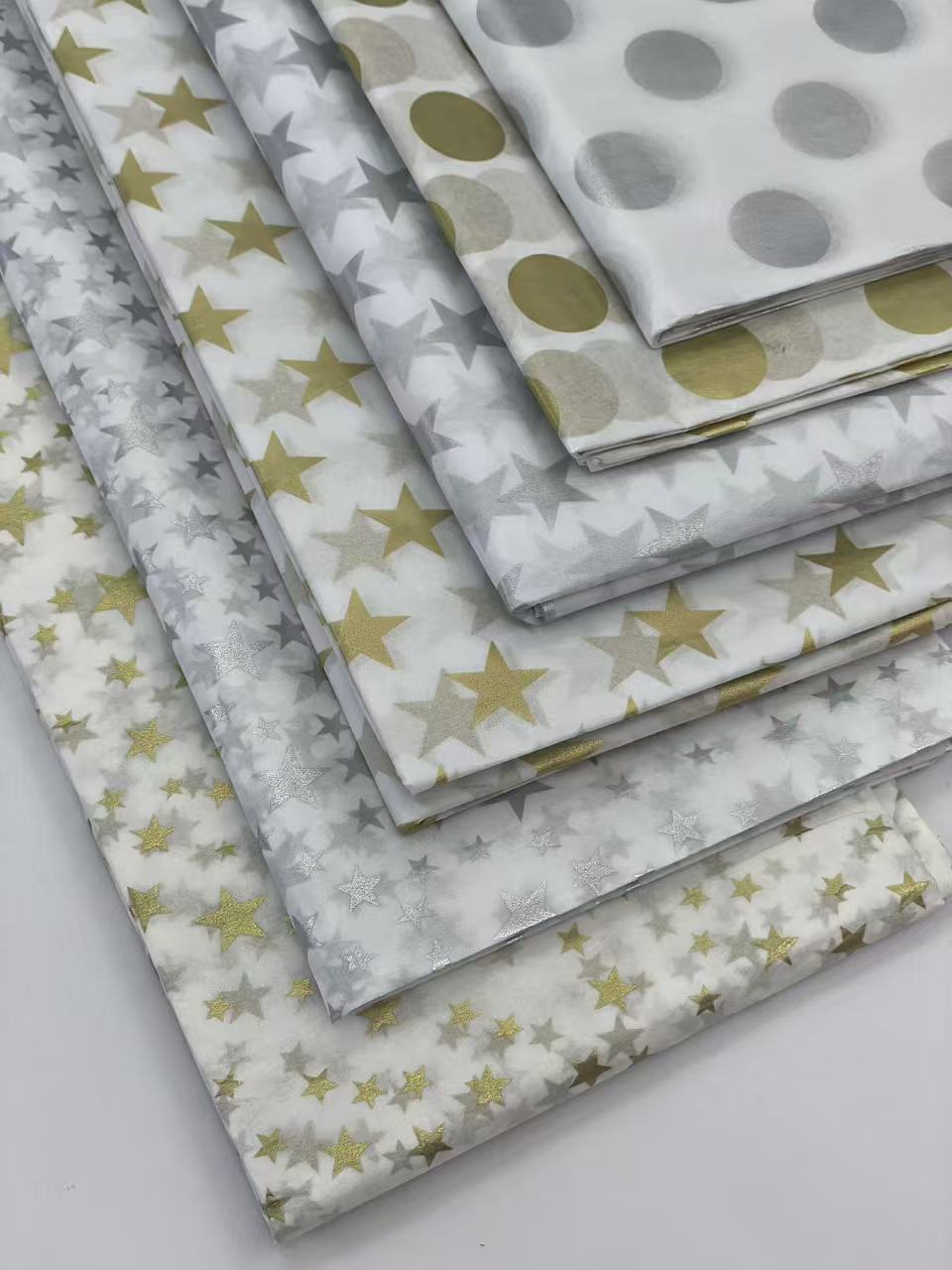 Tissue paper Gold & Silver Metallic Print Tissue Paper