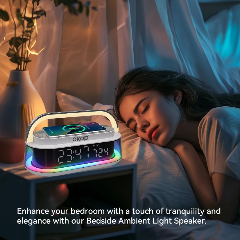 Wireless Charging Bluetooth Speaker KP-575 Wireless Charging Bluetooth Speaker