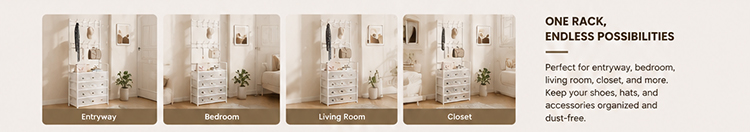 Dustproof Shoe & Hat Rack Dustproof Shoe & Hat Rack