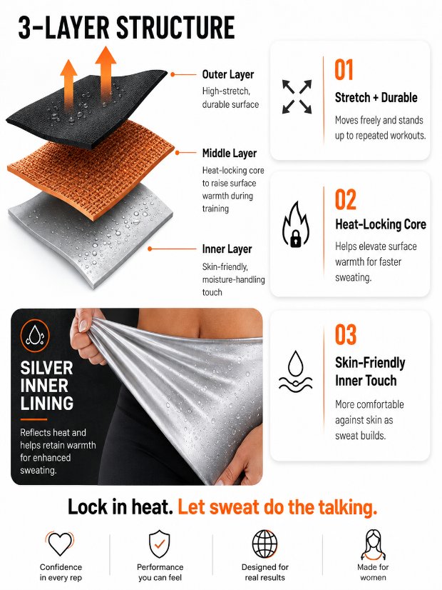 legging-shorts-capri-pant Sauna Sweat Shorts Pants Compression Workout Gym Exercise Waist Trainer Body Shaper Thighs Tummy Control