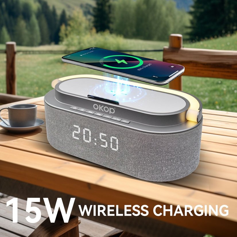 Wireless Charging Bluetooth Speaker KP-578 Wireless Bluetooth Speaker