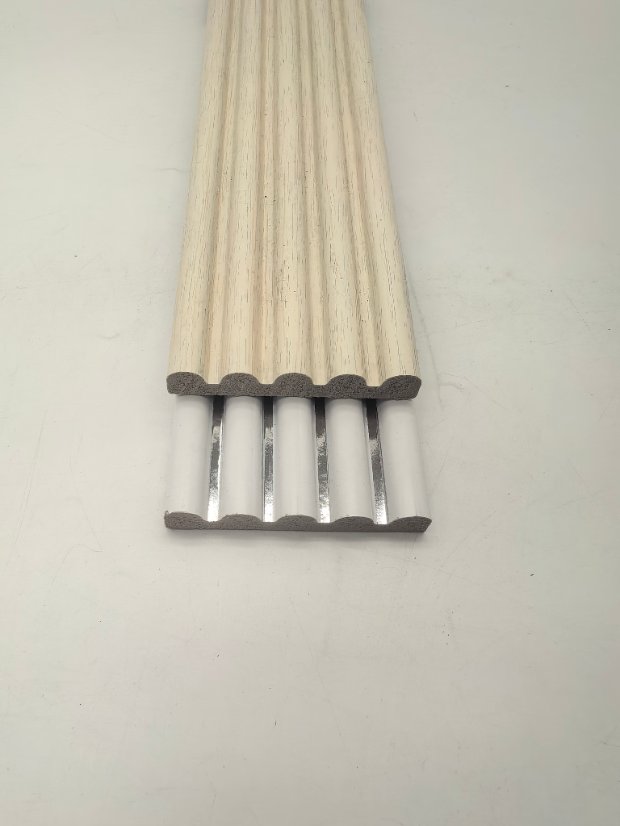 decor line PS Half-Round Fluted Molding, Concave-Convex Wave Decorative Trim