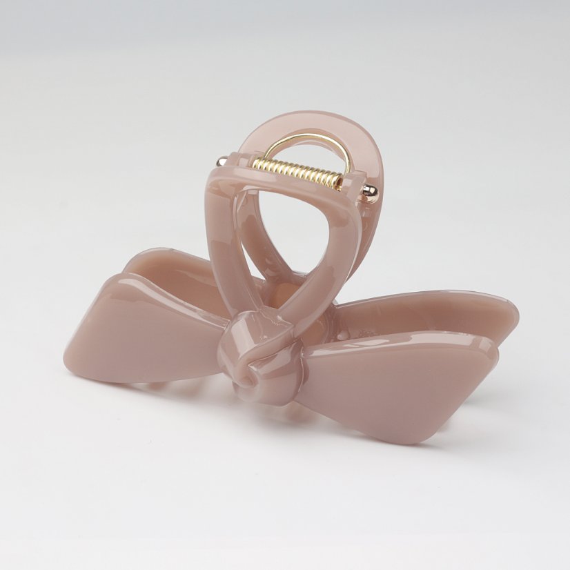 Claw Clip Simple Half-Up Hair Clips, New Style, Korean Fashion, Versatile, Bow Claw Clip, High-End Sense, Shark Clip for Women