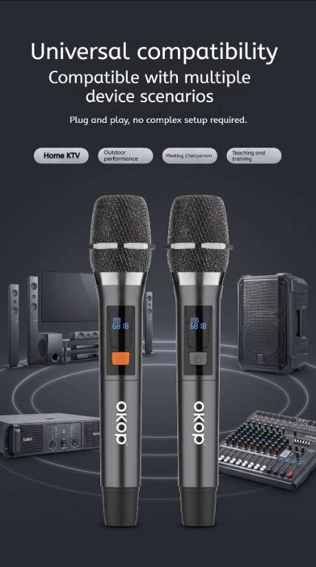 Handheld Microphone KP-K10/K11/K12 Universal Wireless Microphone