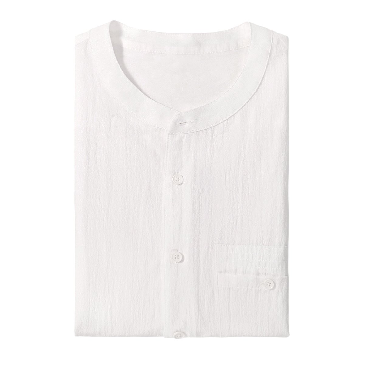 Casual Shirt Grandad Linen Shirt