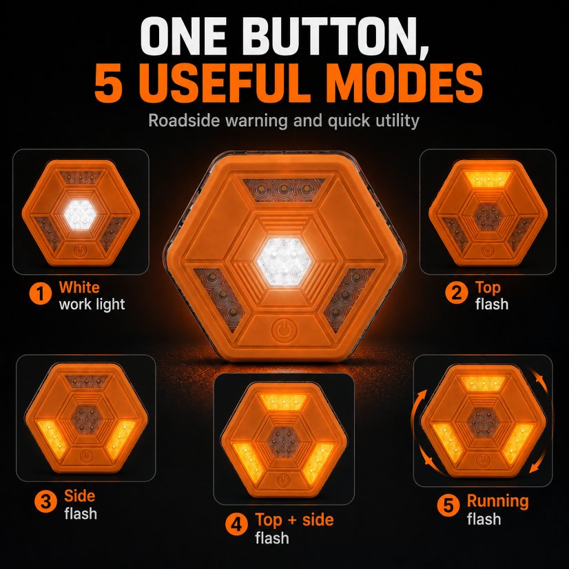 HB-330c LED Road Warning Light