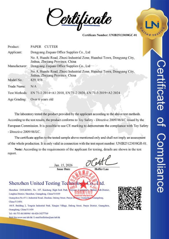 Certificate 3
