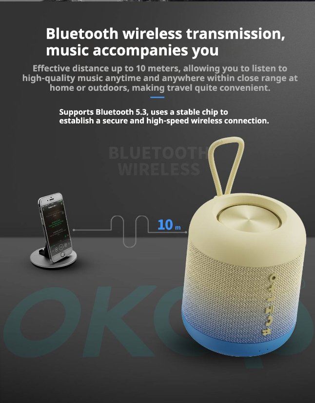 Portable Outdoor Bluetooth Speaker KP-841 Portable wireless bluetooth speaker