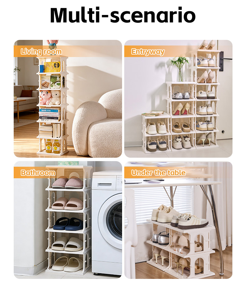 Multi-tier Tool-free Shoe Rack 多层免安装鞋架