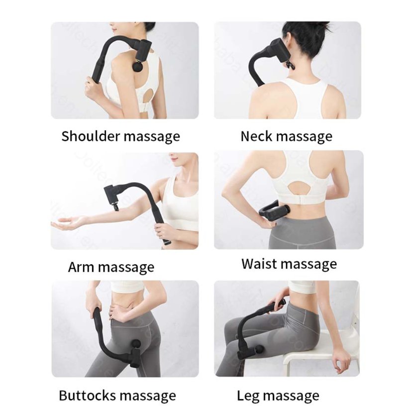 Massage Gun U-Shaped Back Massager Gun